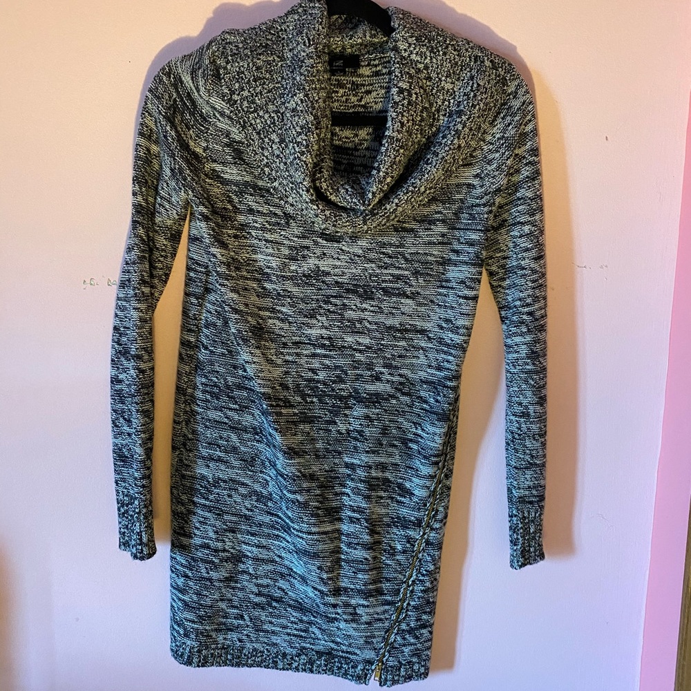 Turtleneck sweater dress